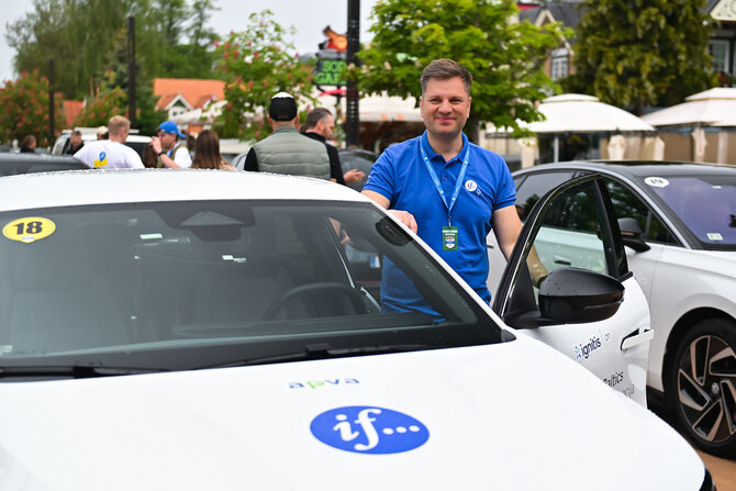 V.Pilkausko nuotr./„Ignitis ON!“ elektromobilių varžybos