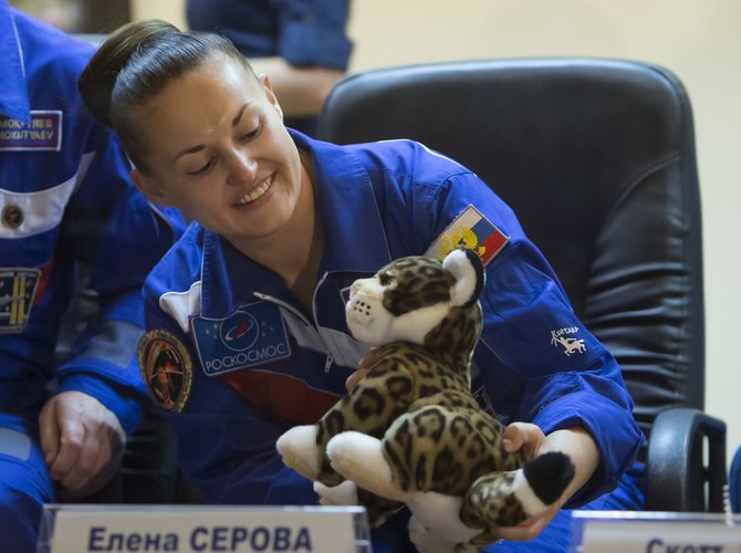 „Reuters“/„Scanpix“ nuotr./Kosmonautė Jelena Serova