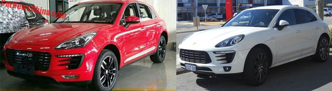 „Zotye SR9“ ar „Porsche Macan“?