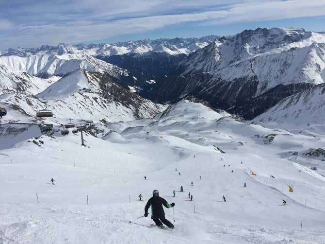 Mindaugo Kryžanausko nuotr./Slidinėjimas Išgle, Austrijoje