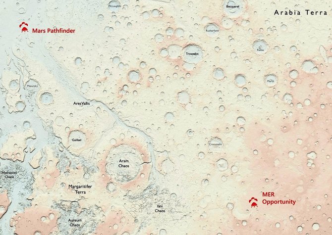 IFL Science iliustr./Marso žemėlapis