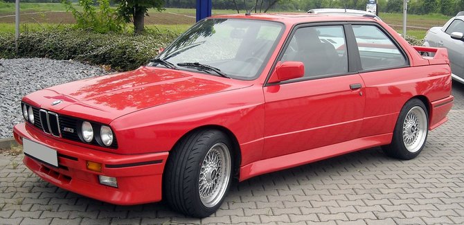 Wikimedia Commons iliustr./BMW M3 E30 (Rudolf Stricker)