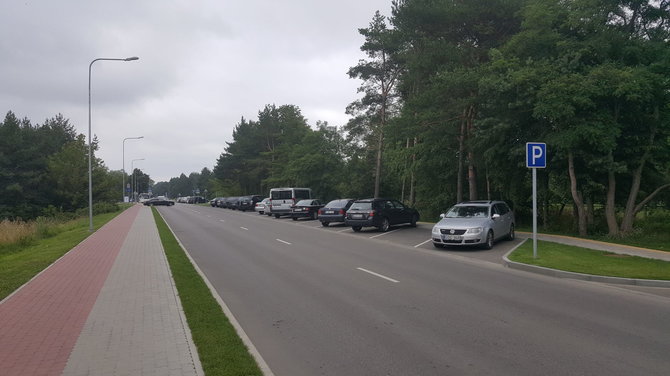 Žilvino Pekarsko / 15min nuotr./Automobilių parkavimas Palangoje