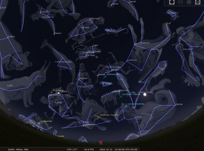 Nr.5. Rytinio skliauto zvaigzdynai spalio men. 15 d. 22 val._STELLARIUM programos simuliacija