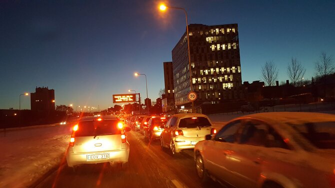 Žilvino Pekarsko / 15min nuotr./Pirmadienio spūstis Vilniuje
