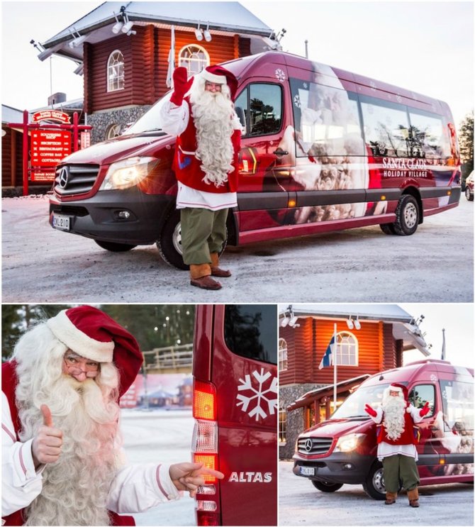 „ALTAS komercinis transportas“  nuotr./Autobusiukas Kalėdų Seneliui