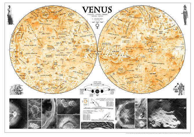 Veneros žemėlapyje – Venerlapyje – galima rasti ir lietuviškų pavadinimų./Astrogallery.com