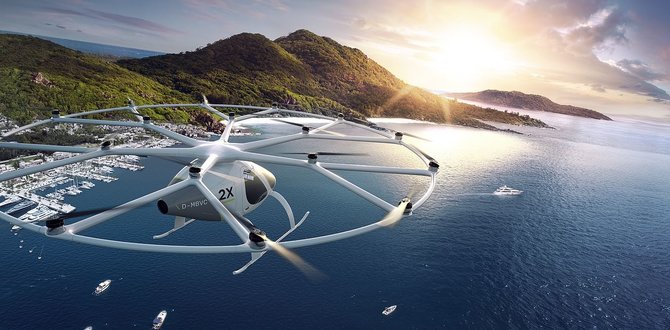 Volocopter nuotr./„Volocopter“ skraidantis taksi