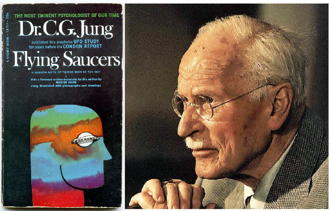 Garsusis šveicarų psichologas K.G.Jungas domėjosi NSO fenomenu, ir studijoje apie jo prigimtį pateikė savąją hipotezę, pasitelkęs archetipų teoriją. Šaltinis: Lietuvos etnokosmologijos muziejaus fotoarchyvas.