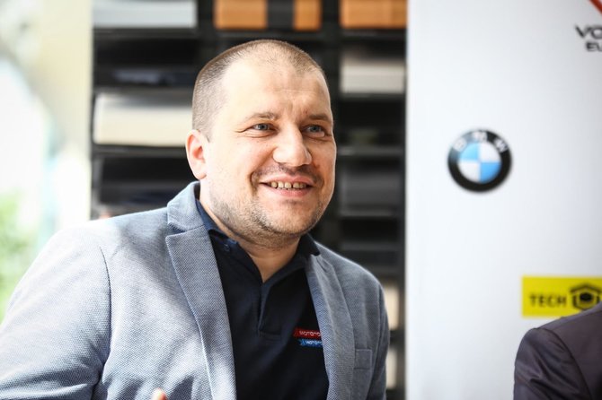 Egidijaus Babelio nuotr./„BMW Mototurizmo sprinto“ spaudos konferencija
