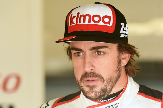 AFP/„Scanpix“ nuotr./Le Mano 24 val. ištvermės lenktynės, F.Alonso