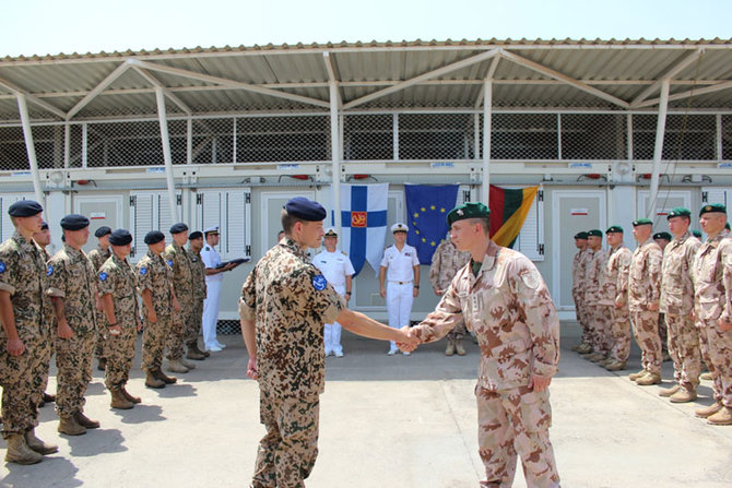 Operacijoje ATALANTA prie Somalio krantų dalyvaujančių Lietuvos karių nuotr./Operacija ATALANTA