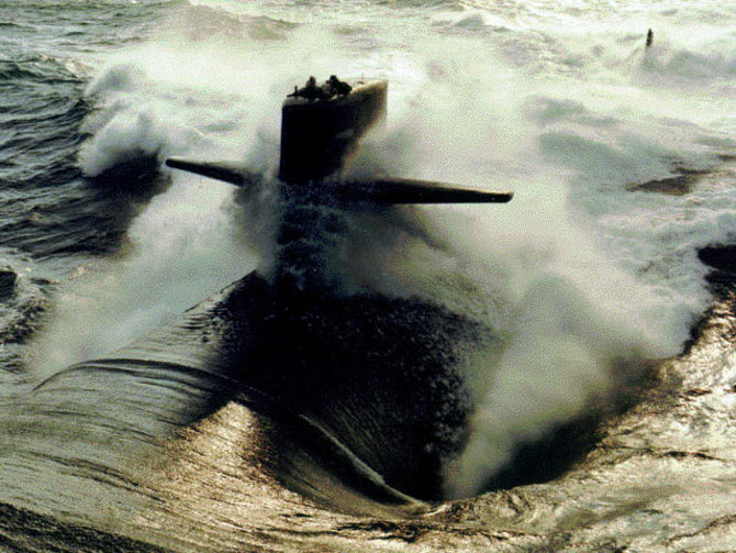 wikipedia.org/JAV laivyno (U.S. Navy) nuotr./JAV povandeninis laivas „USS Providence“