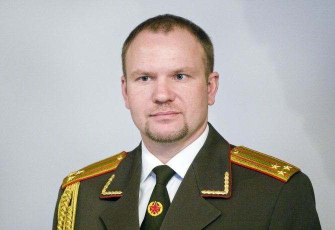 Ievos Budzeikaitės nuotr./Naujai akredituotas Baltarusijos Respublikos gynybos atašė Lietuvai pulkininkas Igoris Tereško