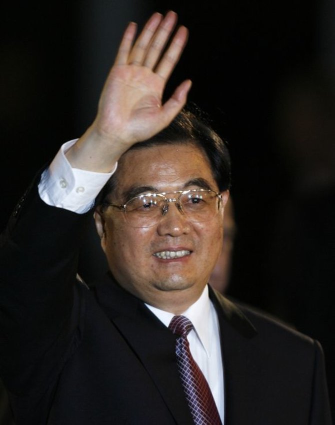„Reuters“/„Scanpix“ nuotr./Kinijos prezidentas Hu Jintao