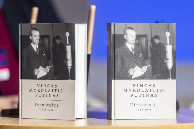 Irmanto Gelūno / 15min nuotr./Knygos Vinco Mykolaičio-Putino „Dienoraštis, 1938–1945“ pristatymas