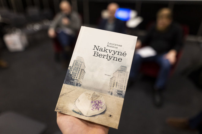 Irmanto Gelūno / 15min nuotr./Lauryno Katkaus knygos „Nakvynė Berlyne“ pristatymas