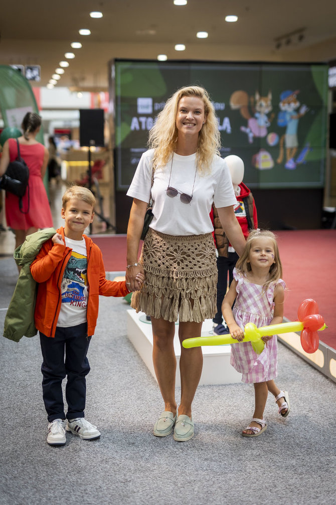 Irmanto Gelūno / BNS nuotr./KIDZONE pristatytė drabužių kolekciją vaikams „Back to school“ 