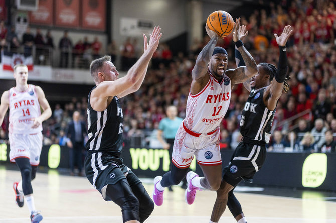 Irmanto Gelūno / BNS nuotr./FIBA Čempionų lyga. Vilniaus „Rytas“ – Salonikų PAOK