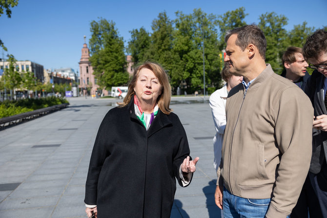 Irmanto Gelūno / BNS nuotr./Vilija Blinkevičiūtė, Gintautas Paluckas