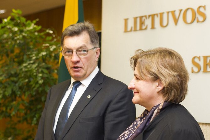 Algirdas Butkevičius ir Loreta Graužinienė
