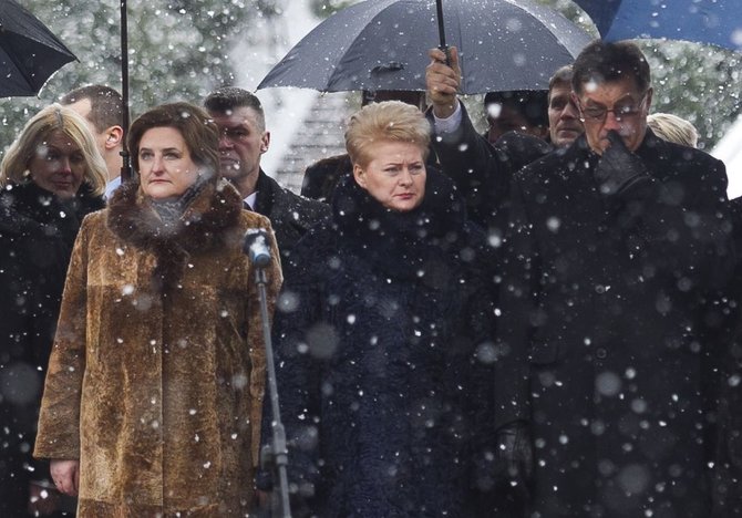 Loreta Graužinienė, Dalia Grybauskaitė ir Algirdas Butkevičius