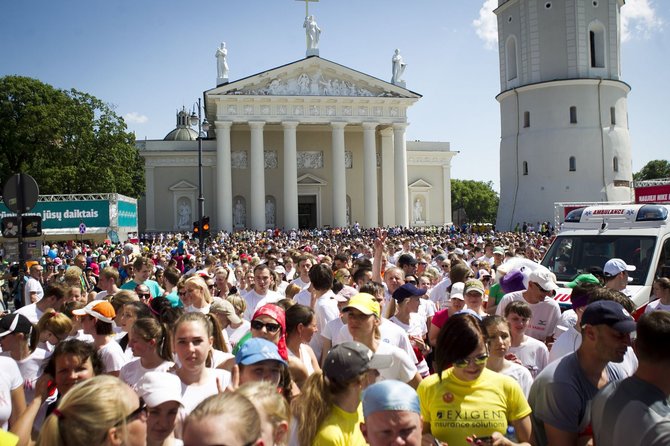 Irmanto Gelūno/15min.lt nuotr./„We run Vilnius/DNB pusmaratonio“ bėgimas