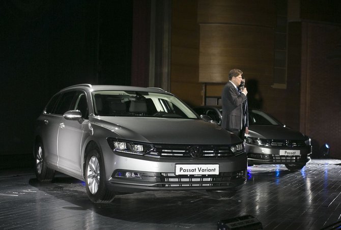 Irmanto Gelūno/15min.lt nuotr./„Volkswagen Passat“ pristatytas Lietuvos nacionaliniame operos ir baleto teatre