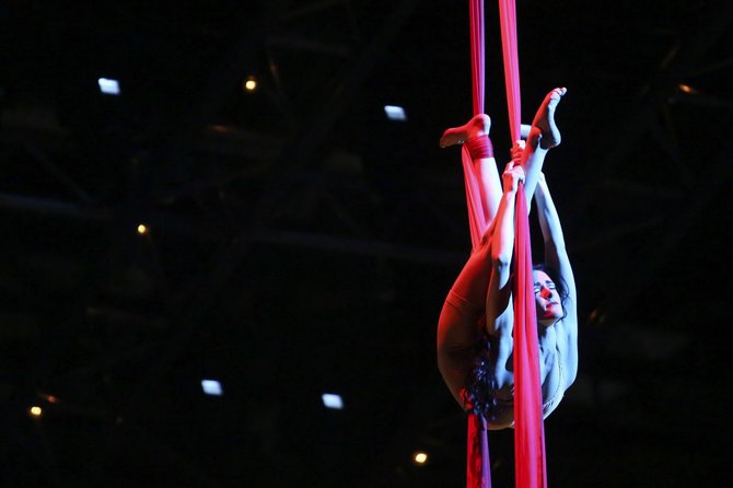 Irmanto Gelūno/15min.lt nuotr./„Cirque du Soleil“ pasirodymo „Quidam“ akimirka