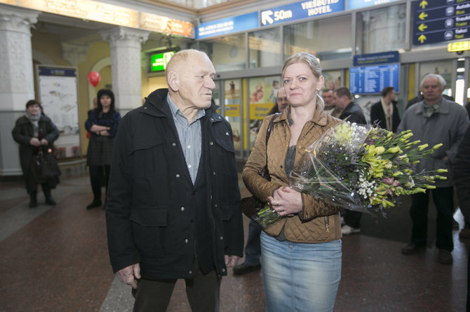 Irmanto Gelūno / 15min nuotr./LGČA prezidentas Antanas Vilčinskas ir LGČA generalinė sekretorė V.Ogulevičienė.