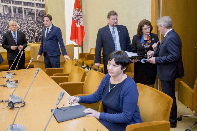 Irmanto Gelūno / 15min nuotr./LVŽS frakcijos posėdis dėl vaiko teisių apsaugos sistemos reformos.