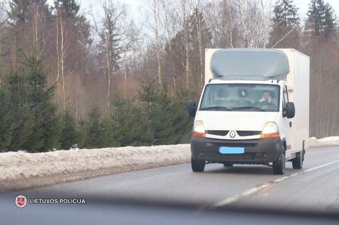 Tauragės VPK nuotr./Užfiksuotas pažeidimas