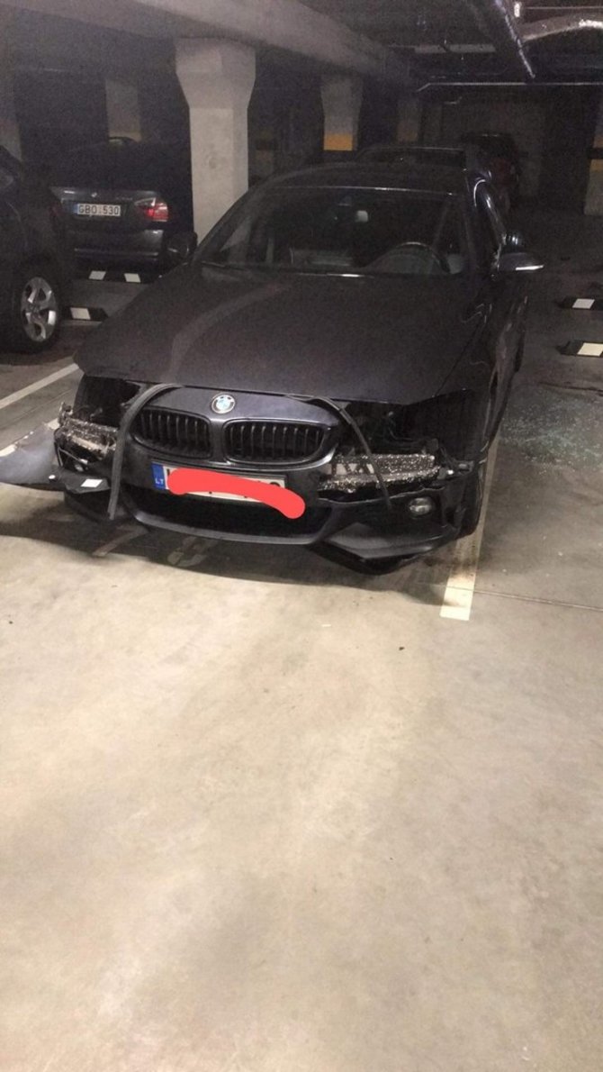 Asmeninio archyvo nuotr./Suniokotas apvogtas BMW automobilis