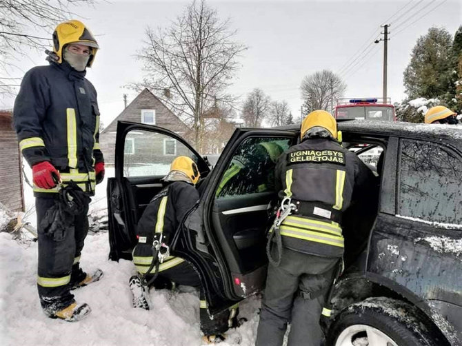 Ukmergės PGT nuotr./Įvykio vietoje