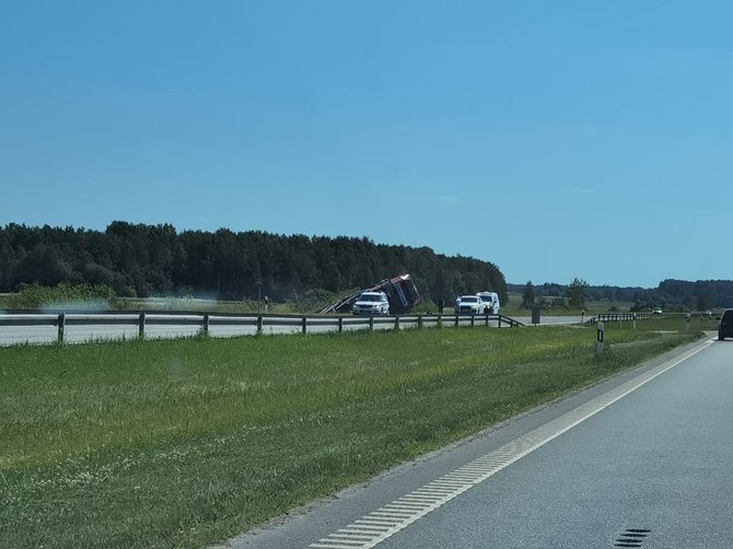 15min skaitytojo nuotr./Įvykio vietoje