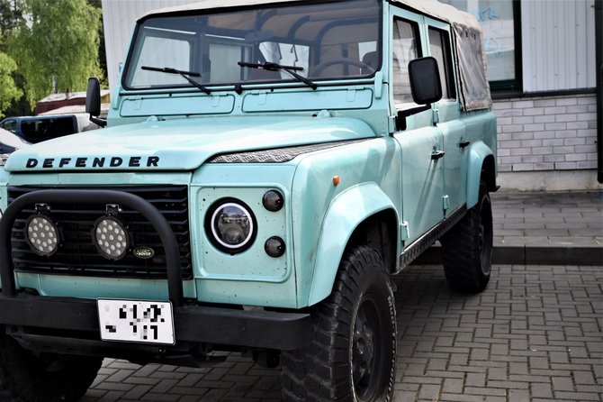 VSAT nuotr./Sulaikytas „Land Rover Defender“ 