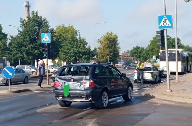 Dimitrijaus Kuprijanovo / „Rinkos aikštės“ nuotr./BMW įvykio vietoje