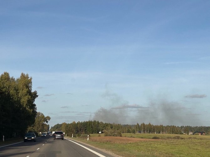 15min skaitytojo nuotr./Įvykio vietoje