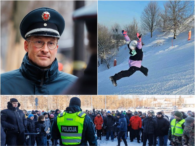 15min nuotraukų koliažas/Mažametės Agotos paieškas kuruoja Kauno policijos komisaras Mindaugas Baršys