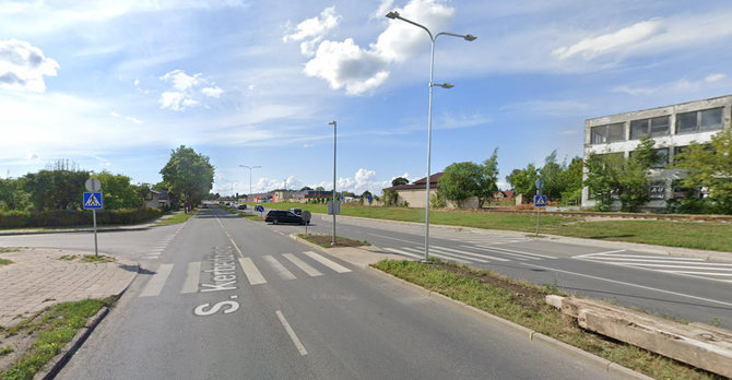 Atvaizdas iš „Google Street View“/S.Kerbedžio g. ir Liepų alėjos sankirta Panevėžyje