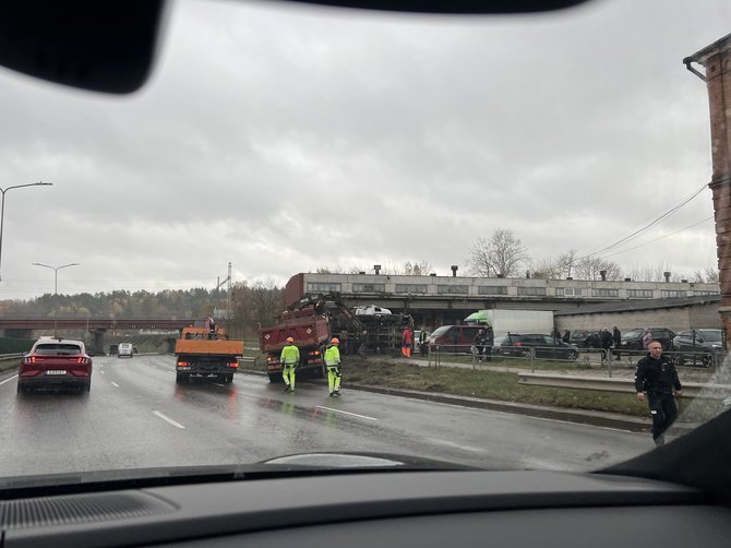 15min skaitytojo nuotr./Įvykio vietoje