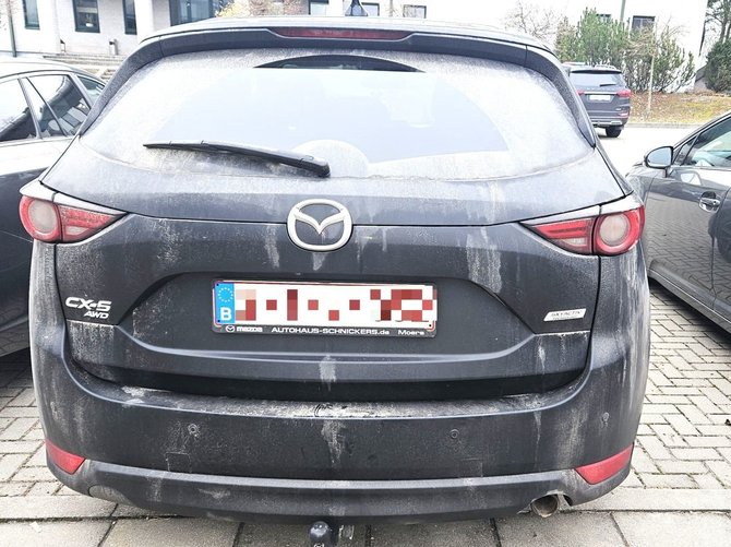 VSAT nuotr./Sulaikytas „Mazda CX-5“