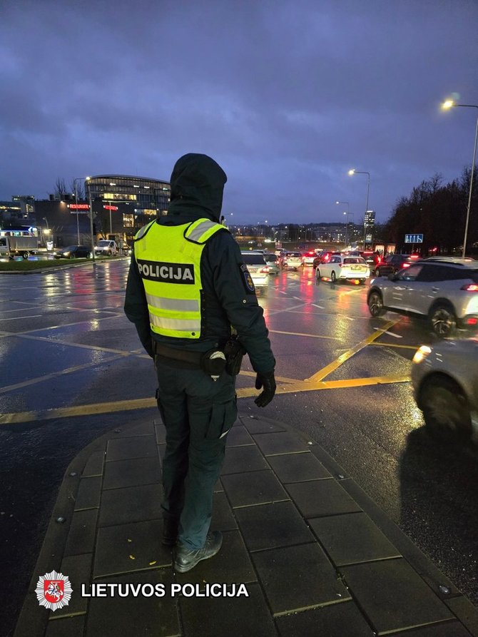 Vilniaus VPK nuotr./Reido akimirka