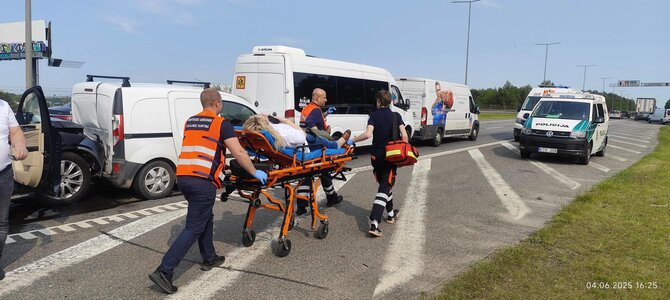 15min skaitytojo nuotr./Įvykio vietoje