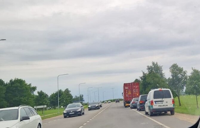 „Rinkos aikštės“ skaitytojo nuotr./Įvykio vietoje