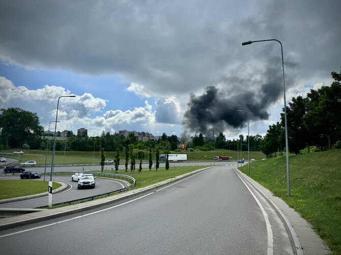 15min skaitytojo nuotr./Įvykio vietoje