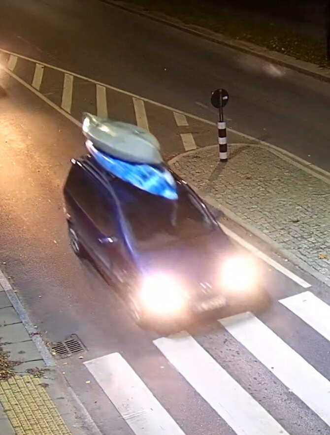 Alytaus VPK nuotr./Užfiksuotas įtariamojo automobilis
