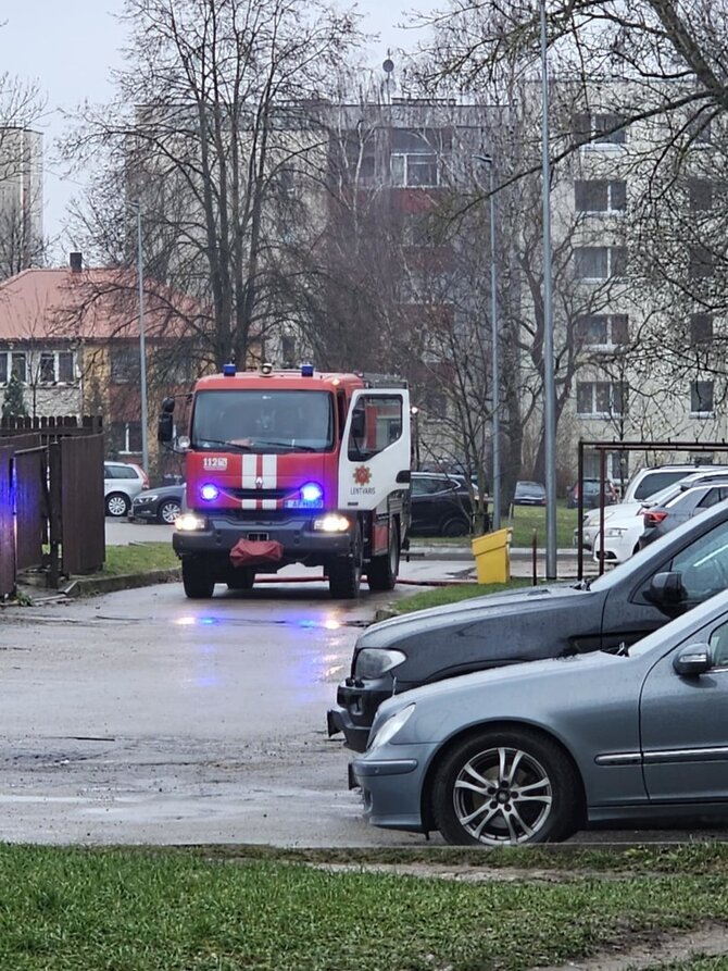 15min skaitytojo nuotr./Įvykio vietoje