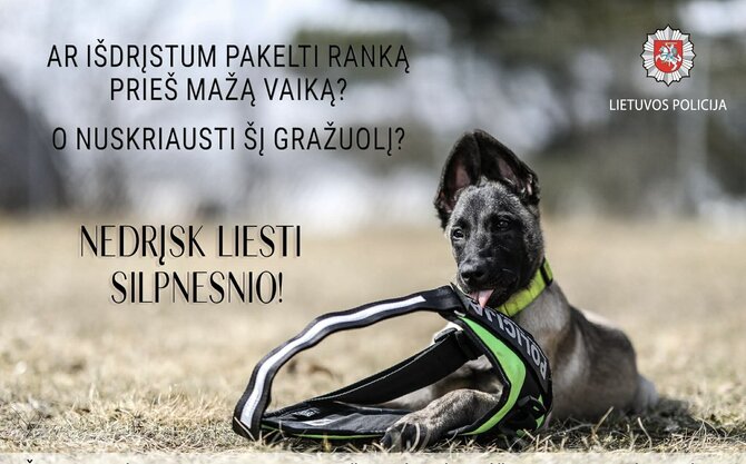 Policijos iliustracija/Temos iliustracija
