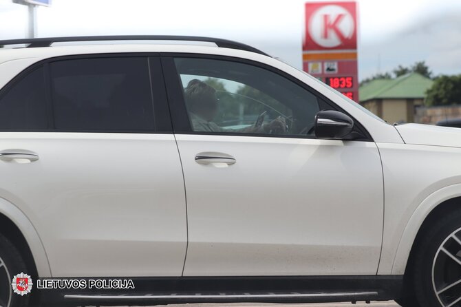 Tauragės VPK nuotr./Užfiksuotas pažeidimas